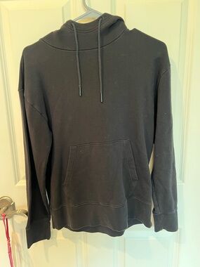 Vince Black Crewneck Hoodie Sweater